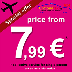 Offer transfert airport to Crotone